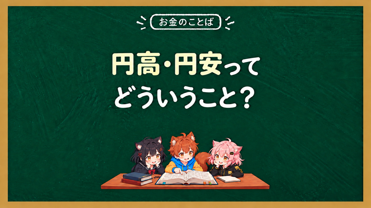 円高・円安ってどういうこと？